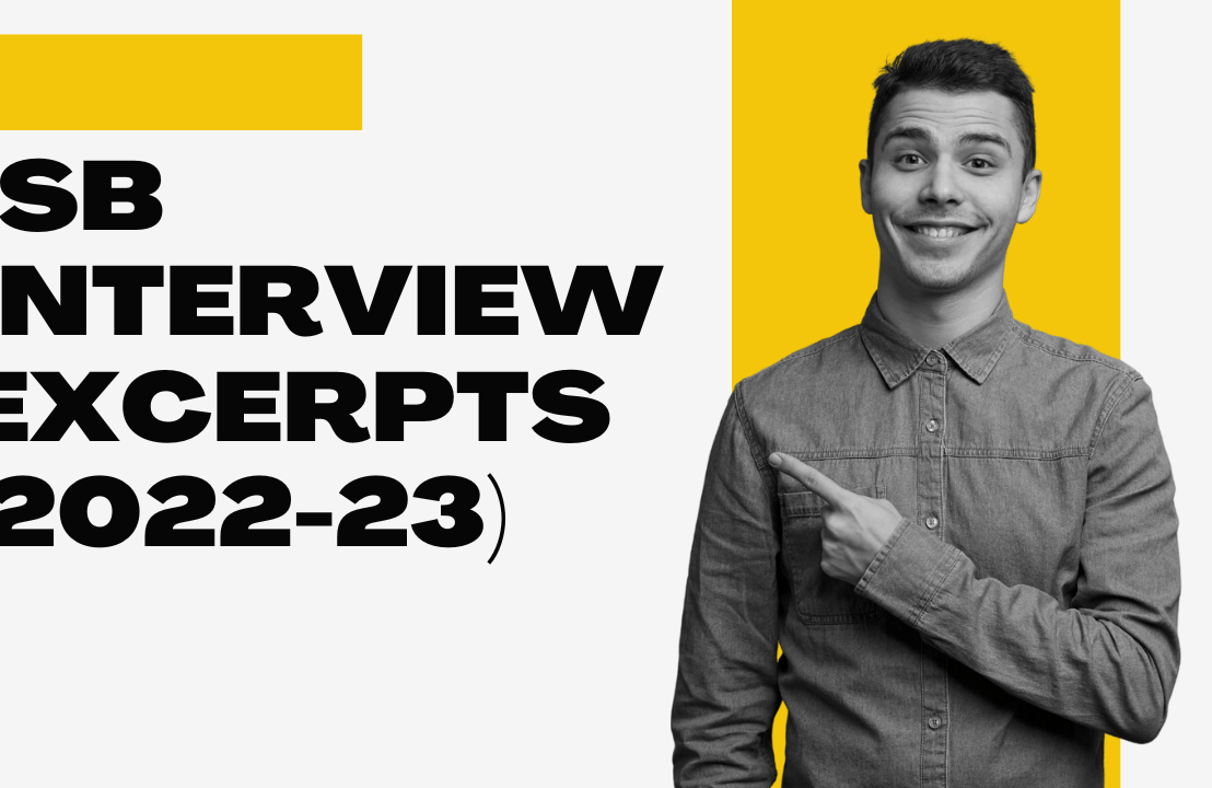 Real ISB Interview Questions (Oct 2022-Feb 2023)